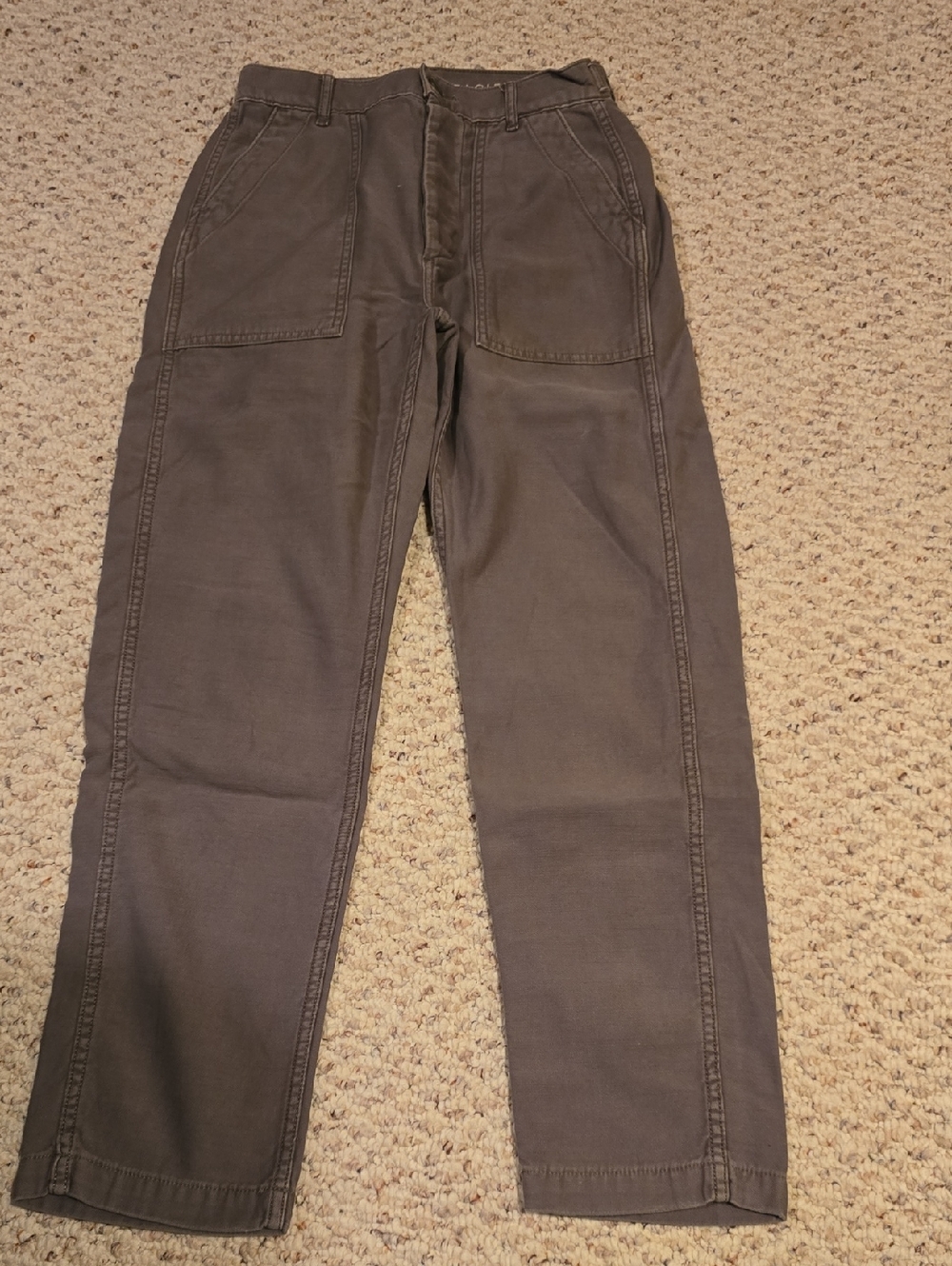 American Eagle Outfitters women's Chino Pants in green khaki